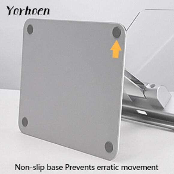 Acrylic Adjustable Book Stand 360° Rotation Laptop Tablet Holder Reading Desk - Picture 8 of 11